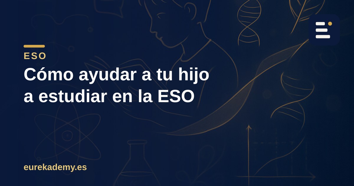 Cómo ayudar a tu hijo a estudiar en la ESO sin hacerle los deberes