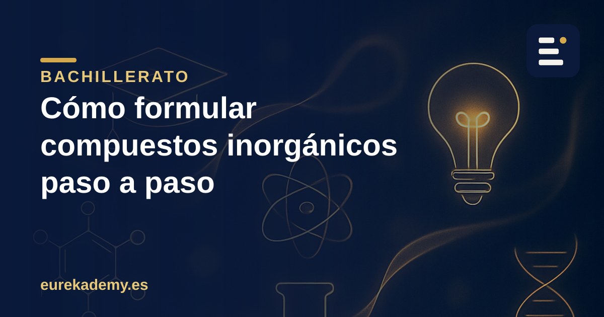 Cómo formular compuestos inorgánicos paso a paso (sin morir en el intento)