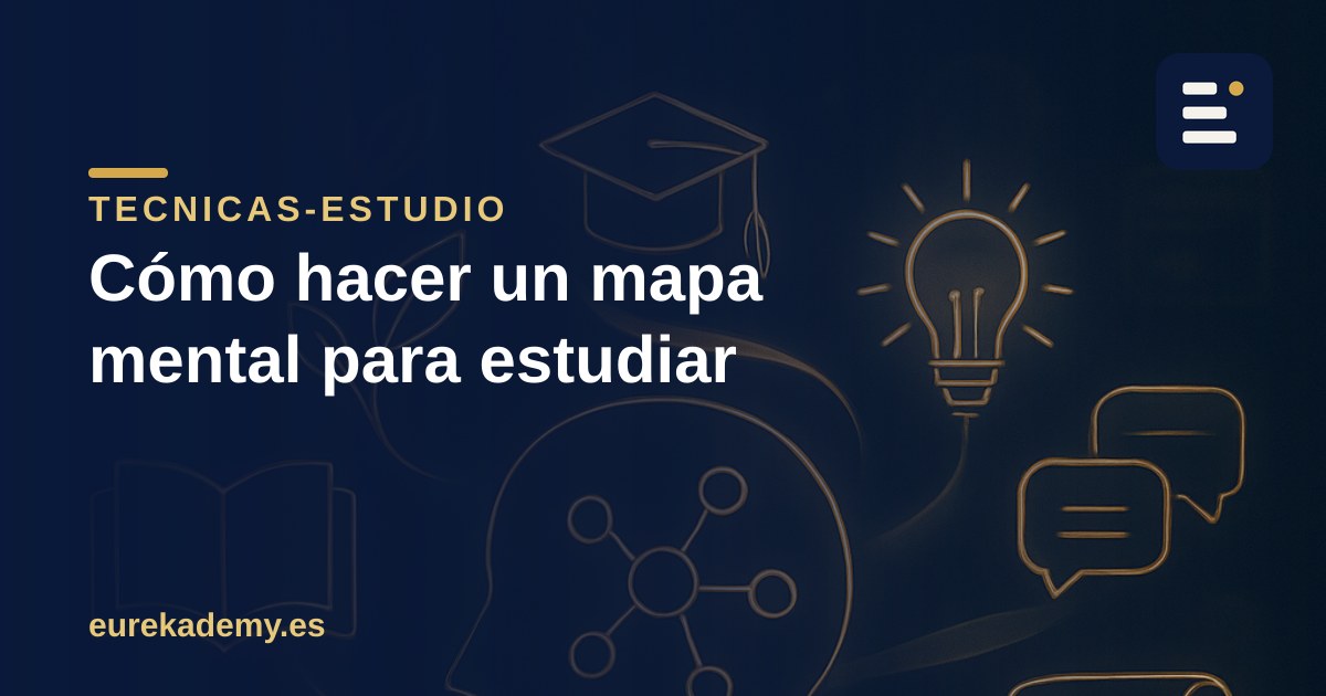 Cómo hacer un mapa mental para estudiar (y que se te quede)