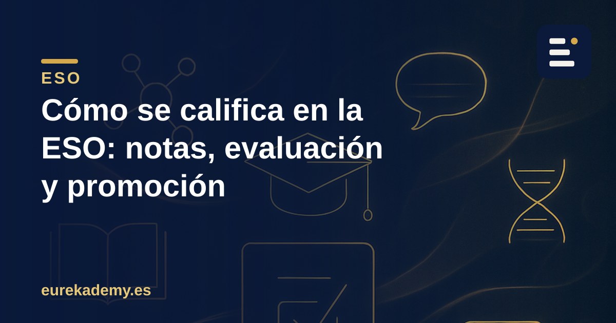 Cómo se califica en la ESO: notas, evaluación y promoción