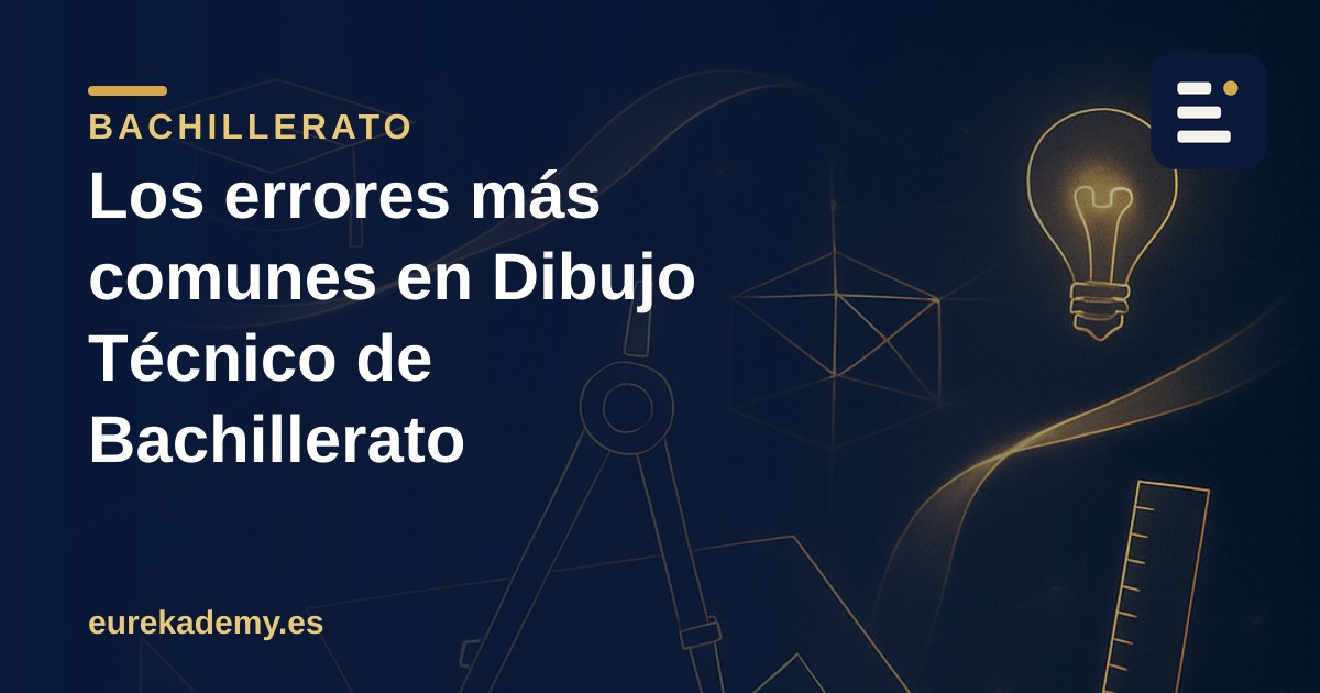 Los errores más comunes en Dibujo Técnico de Bachillerato (y cómo evitarlos)