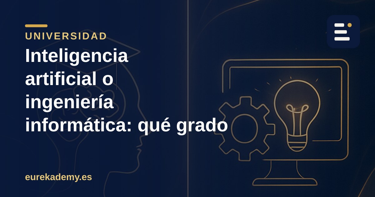 Inteligencia artificial o ingeniería informática: qué grado universitario elegir