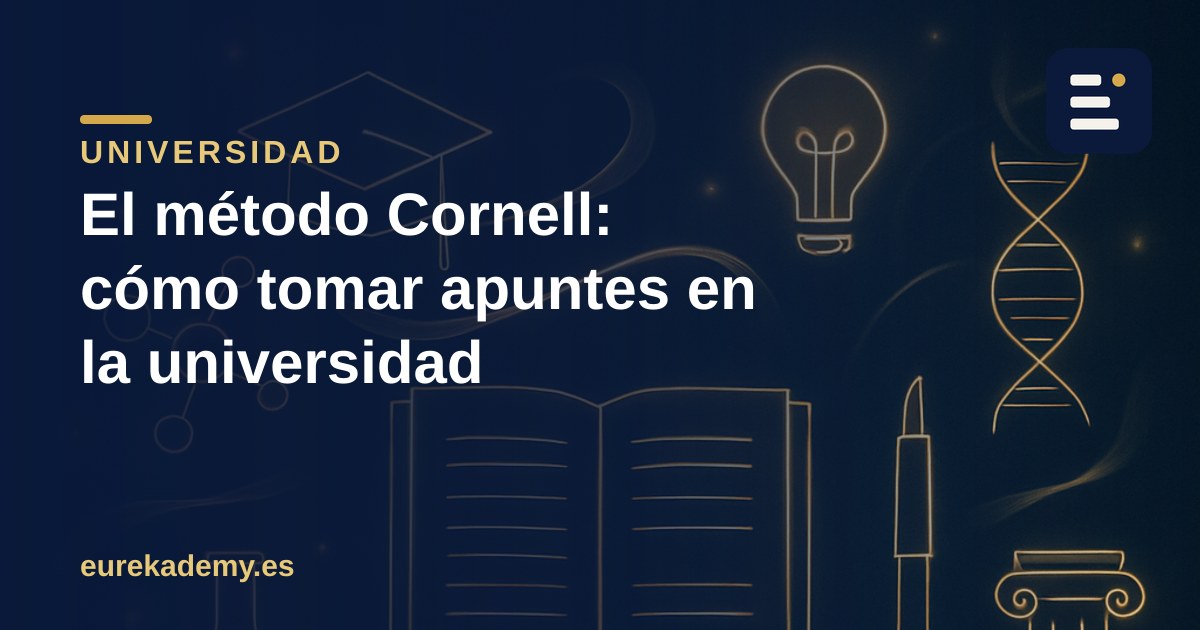 El método Cornell: cómo tomar apuntes en la universidad y repasar en la mitad de tiempo