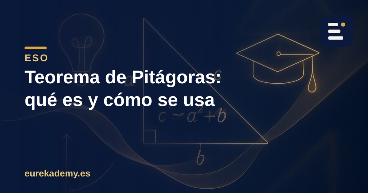 Teorema de Pitágoras: qué es y cómo se usa, paso a paso