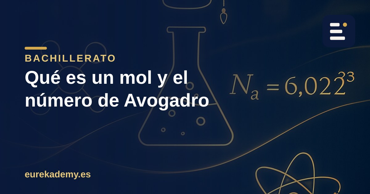 Qué es un mol y el número de Avogadro, explicado fácil