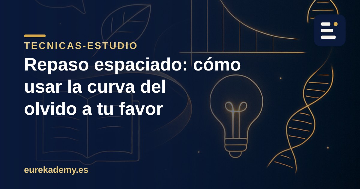 Repaso espaciado: cómo usar la curva del olvido a tu favor